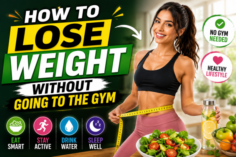 How to Lose Weight Without Going to the Gym