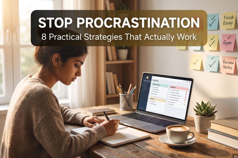 How to Stop Procrastination: 8 Practical Strategies That Actually Works