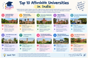 Top 10 Affordable Universities in India